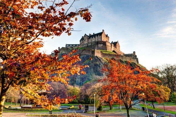 Foliage Scozia - Castello di Edimburgo